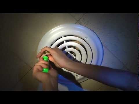 TruAire SmoothGlide Ceiling Diffuser Damper Installation Retrofit Vent Cover Heating Cooling HVAC