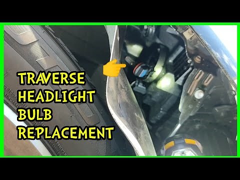 2016 Chevy Traverse Headlight Bulb Replacement
