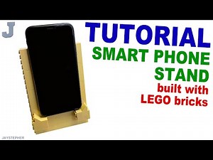 How To Make Smart Phone Stand With LEGO Bricks Easy Tutorial