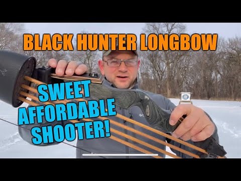 Black Hunter Longbow. Sweet Affordable Shooter!
