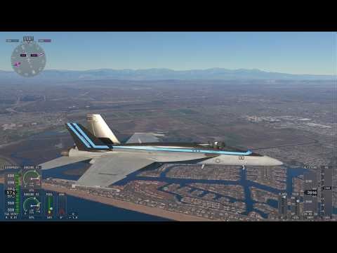 Microsoft Flight Simulator F18