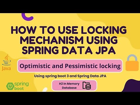 What is optimistic and pessimistic LOCK | How to use this lock in spring boot 3 with example