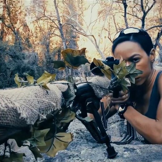 Female Sniperess Saved Them from Aliens#shorts