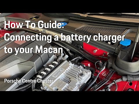 How To Guide: Connecting a battery charger to your Macan