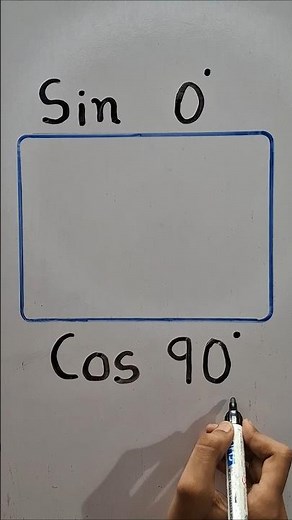 Value of sin 0° and cos 90° #mathsbyjigs #maths #trigonometry #education #study #information
