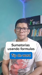 55K views · 1.1K reactions | Sumatorias en tablas de Word #smartphone #app #excel #exceltips #windows #word #tips #tutorial | raymon_acuna | Facebook