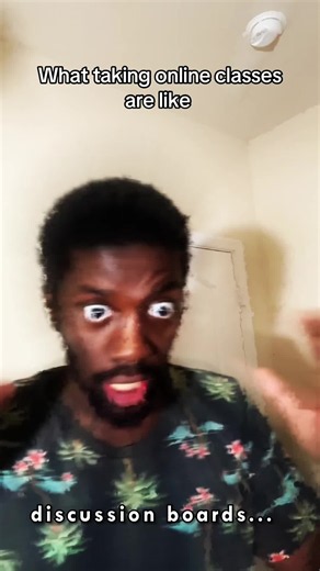 What taking online classes are like #fyp #comedy #skit | online class be like