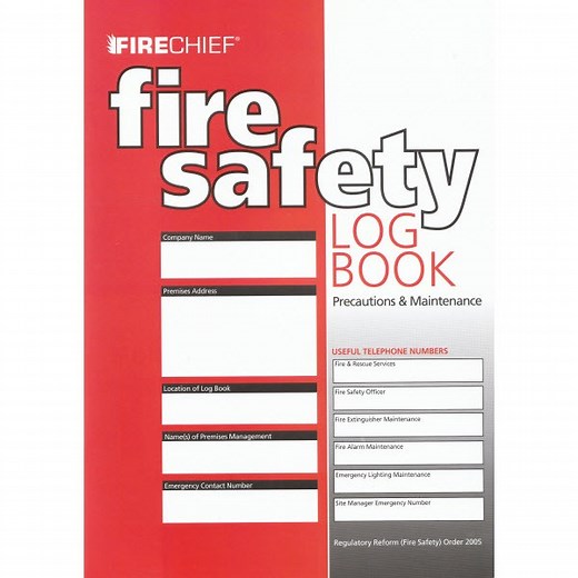 Fire Log Book for Safety Compliance