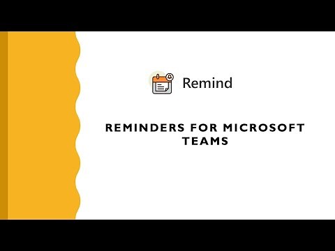 Remind - Reminders for Microsoft Teams