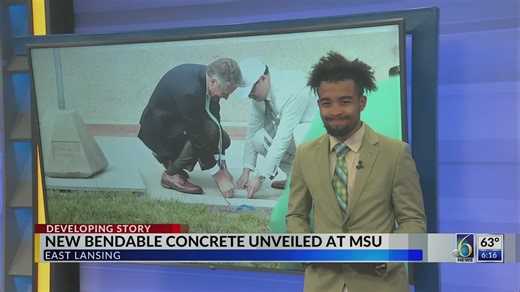 New bendable concrete unveiled at MSU