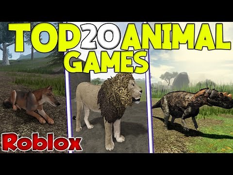 TOP 20 ROBLOX ANIMAL GAMES