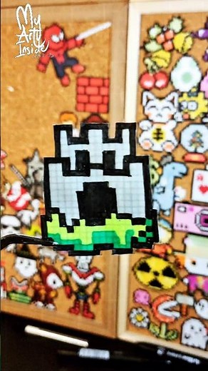 Super Mario Castle Pixel Art! | Step-by-Step Drawing