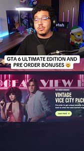 Everything new in the Grand Theft Auto 6 Ultimate Edition GTA 6 pre order bonuses #gta6 #grandtheftauto6 #gaming #nixstah