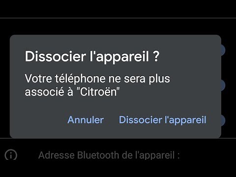Comment supprimer des appareils bluetooth couplés sur Android 10
