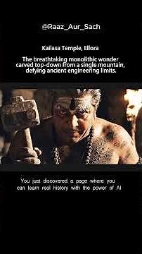 Kailasa Temple, Ellora: The Ancient Indian Temple Carved From a Single Mountain! #KailasaTemple