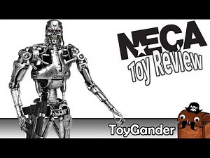 NECA T-800 Endoskeleton Terminator Action Figure Unboxing
