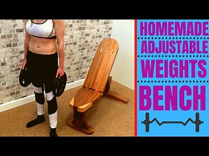 DIY Weights Bench, How To Build An Adjustable Bench (Homemade Gym Bench)
