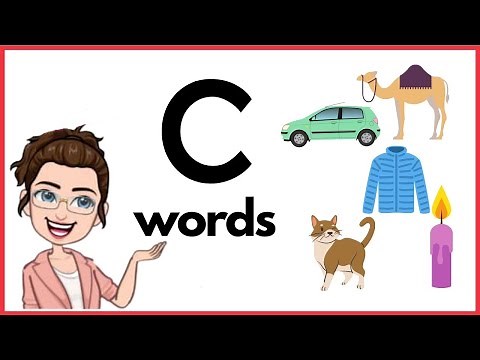 WORDS THAT START WITH Cc | 'c' Words | Phonics | Initial Sounds | LEARN LETTER Cc
