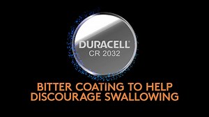 Duracell CR2032 3-Volt Lithium Coin Battery with Child Safety Features for Apple AirTag and Key Fobs (6-Pack) 004133303533