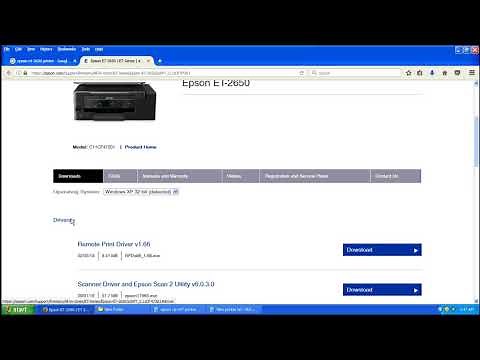 Epson ET 2650 Printer, Driver Download