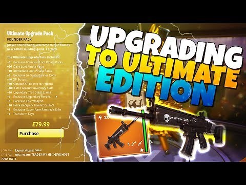 UPGRADING To The ULTIMATE EDITION! | Fortnite