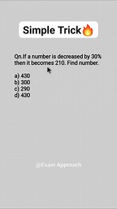50K views · 1.1K reactions | Percentage Basic Concept ✅ . . . #math #mathtrick #percentage . . Exam Approach | Exam Approach | Facebook