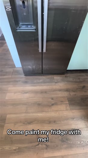 Spray Painting Your Fridge: A Kitchen Makeover