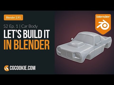 Modeling a Car in Blender 2.9 | Let's Build It In Blender - Episode 1