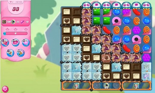 Tips and Walkthrough: Candy Crush Level 10702