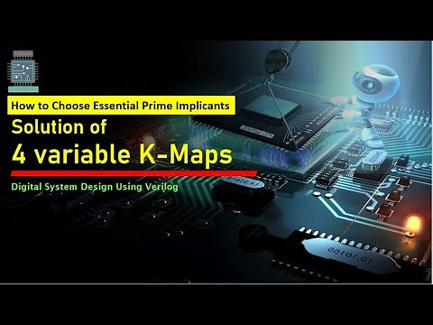 KMap for 4 variables | Essential prime implicants | Karnaugh Map