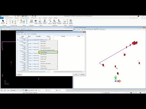 Bentley Raceway and Cable Management Tech Tip: How to Perform Automatic Cable Routing