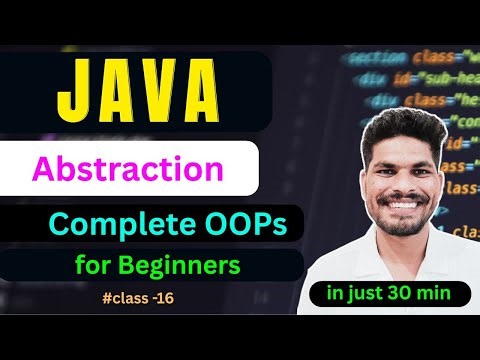 🎓 Abstraction in Java in Simple Words | Complete OOPs Concept for Beginners