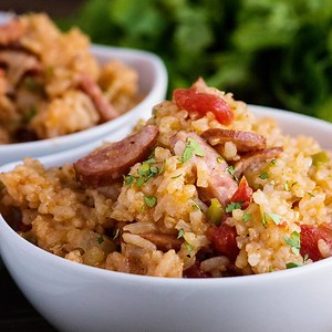 Rice Cooker Sausage Jambalaya Recipe