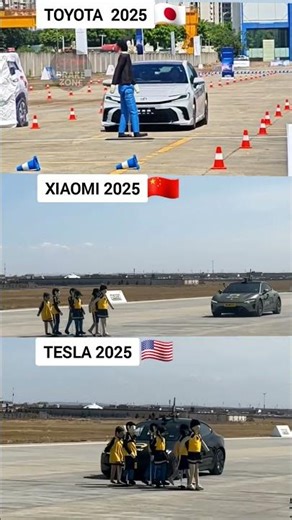 Tesla vs Toyota vs Xiaomi (2025) – AEB Pedestrian Shock Test