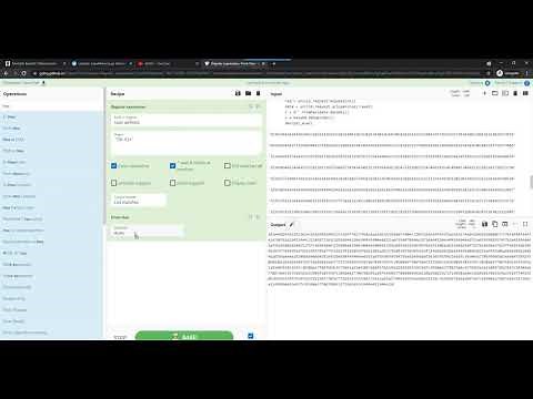 CyberChef BASE85 Decoding