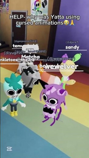 Why did Yatta have cursed animations😭✌️(dandy’s world) #roblox #dandysworld
