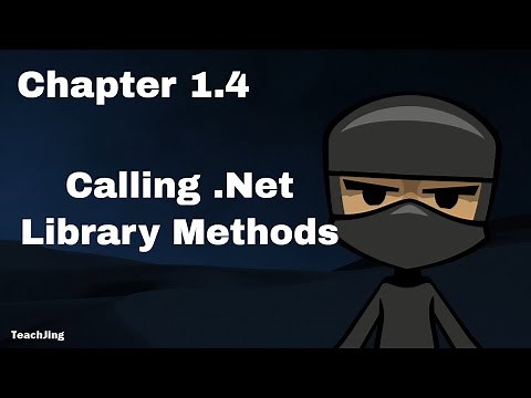 PowerShell Tutorial - 1.4 - Calling .Net Library Methods