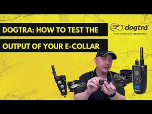 DOGTRA: HOW TO TEST THE OUTPUT ON YOUR E-COLLAR