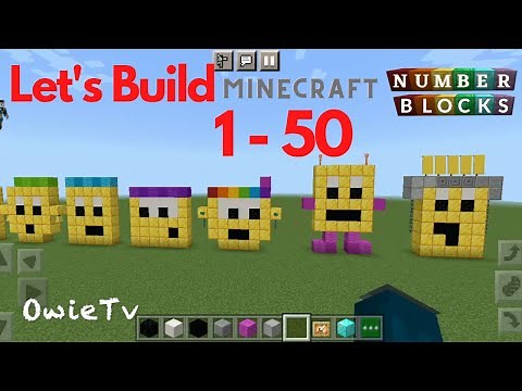 Minecraft Numberblocks 1-50