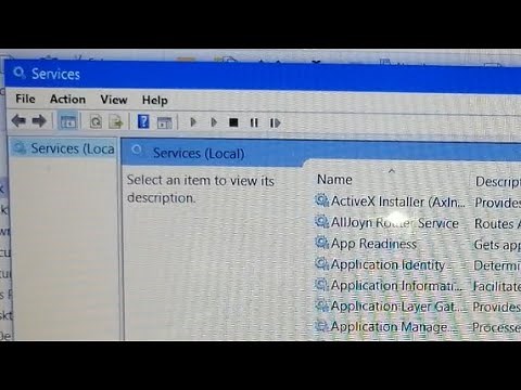 how to open services in windows 10 laptop