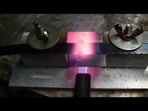 Bandsaw blade welding