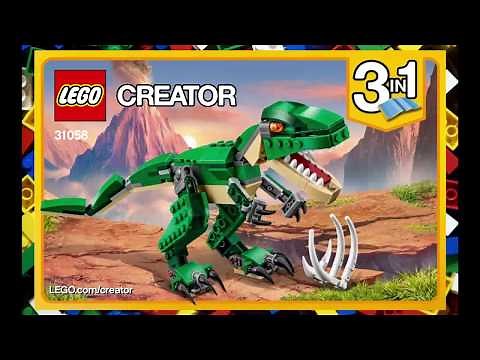 Lego Creator 31058 T. rex - instruction
