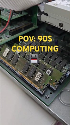 Open that IBM PC! - #90s #nostalgia