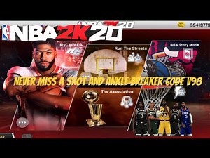 HOW TO NEVER MISS A SHOT AND ANKLE BREAKER IN NBA 2K20 V98 VERSION
