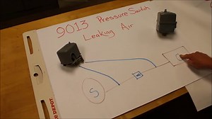 Square-D(Telemecanique) Pressure Switch 30/50 with Low Pressure Shut-off