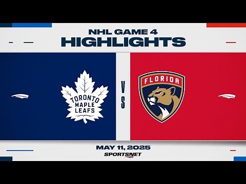 NHL Game 4 Highlights | Maple Leafs vs. Panthers - May 11, 2025