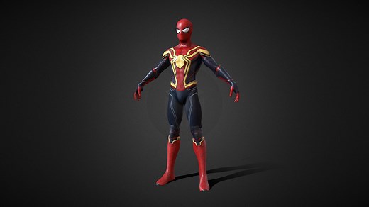 Rigged Spider-Man 3D model | Free download - Download Free 3D model by Arjun P Krishna (@arjunpkrishna)