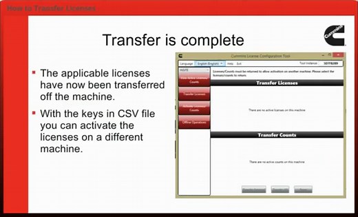 License Configuration Tool | Cummins Inc.