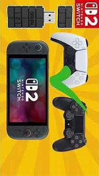 8BitDo USB Wireless Adapter 2 | How to Use PS5 & Xbox Controller on Nintendo Switch 2? #short
