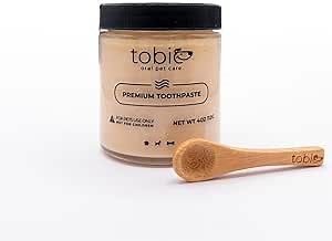 Tobie Premium Natural Toothpaste/ Natural Toothpaste for dogs/Controls Plaque, Tartar, & Bad Breath